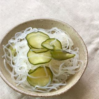 春雨ときゅうりの酢の物